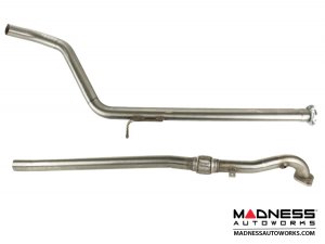 FIAT 500 Performance Exhaust - Magneti Marelli - 1.4L Turbo - Bombardone - Cat Back 3 Piece System - Dual Exit